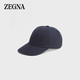  杰尼亚 Zegna） 男士蓝色 12milmil12 羊毛棒球帽　