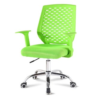 PLUS会员：古雷诺斯 S129-02 家用人体工学网布椅 全绿