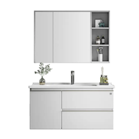  顾家家居 KUKA  G-06263 浴室柜套装 细砂白 100cm