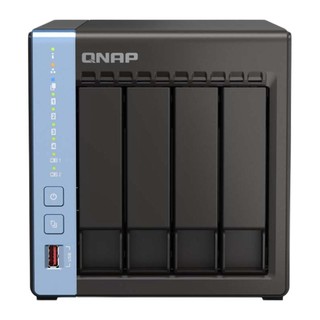 QNAP 威联通 TS-464C 4盘位NAS 黑色（赛扬N5095、8GB）