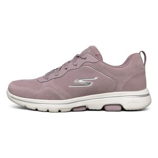 SKECHERS 斯凯奇 GOWALK缓震健步鞋女子加绒休闲运动鞋124234 MVE茱萸粉 36