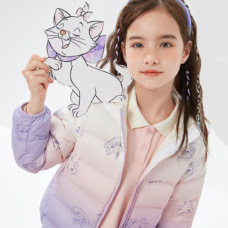 Disney baby 迪士尼宝贝 儿童羽绒服 芋泥猫猫 120cm