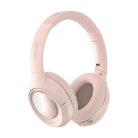 iKF King S 耳罩式头戴式动圈主动降噪蓝牙耳机 新颜粉