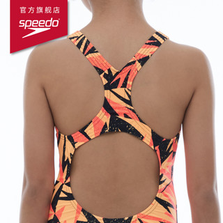 Speedo/速比涛  绚烂印花抗氯舒适女童连体泳衣 2022新品