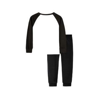 CONVERSE 匡威 CV2132140GS-001 儿童长袖套装 2件套 正黑色 120(6)cm
