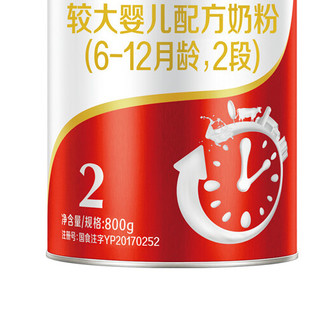 BANNER DAIRY 旗帜 较大婴儿配方奶粉 国产版 2段 800g*1罐