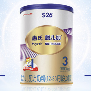 Wyeth 惠氏 膳儿加系列 幼儿特殊配方奶粉 国产版 3段 400g