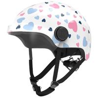 SUNRIMOON 骑行头盔 白色爱心 L码