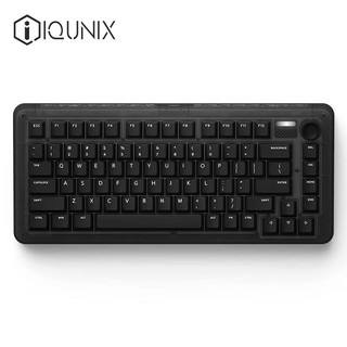 IQUNIX ZX75黑武士 机械键盘 三模热插拔客制化键盘 无线蓝牙游戏键盘 81键电脑键盘 cherry茶轴RGB版