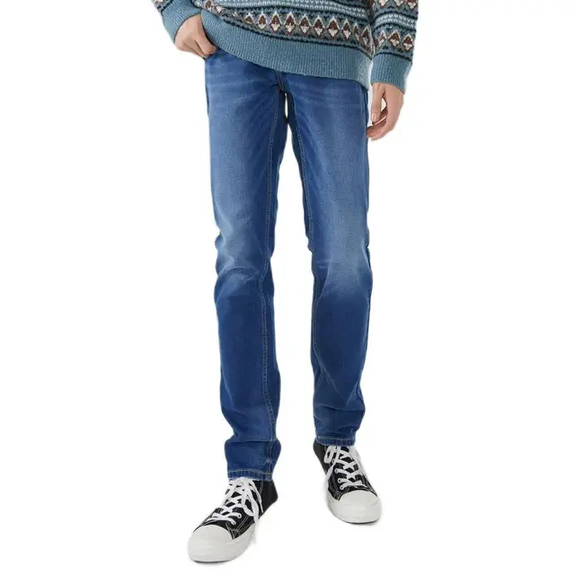 Meters bonwe 美特斯邦威 男士牛仔裤 中篮 S