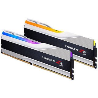 G.SKILL 芝奇 幻锋戟 DDR5 6400MHz RGB 台式机内存 灯条 科技银 32GB 16GBx2 F5-6400J3239G16GX2-TZ5RS