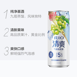 RIO 锐澳 清爽系列5口味8罐330ml*8预调鸡尾酒洋酒