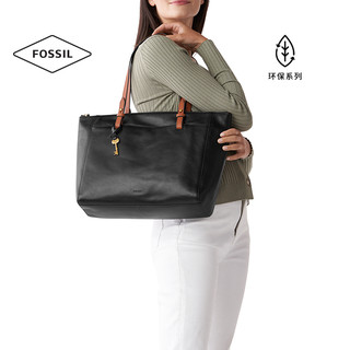 FOSSIL 化石女包 高级质感小众真皮大容量包包女通勤手提包托特包