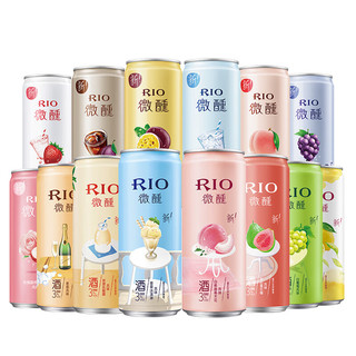 RIO 锐澳 洋酒 预调 鸡尾酒 果酒 微醺小美好 330ml*14罐 （口味随机发货）