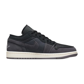 AIR JORDAN 正代系列 Air Jordan 1 LoW SE Craft 男子篮球鞋 DN1635-001 黑灰 42