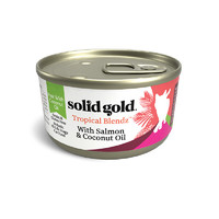 solid gold 素力高 椰子油系列 三文鱼金枪鱼猫罐头 85g