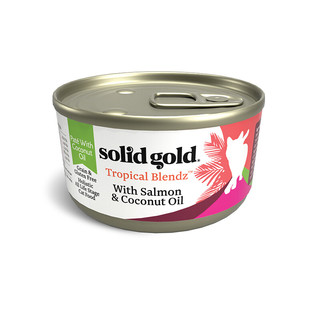 solid gold 素力高 椰子油系列 三文鱼金枪鱼猫罐头