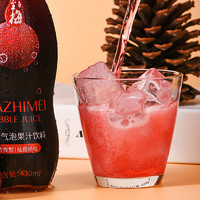 Xiazhimei 夏至梅 杨梅果味汽水0脂气泡水430ML瓶苏打水网红果汁碳酸饮料整箱