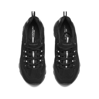 SKECHERS 斯凯奇 D'LITES系列 I-Conik 女子休闲运动鞋 88888250/BBK 全黑色 38