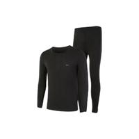 Miiow 猫人 男士秋衣秋裤套装 HY8013 黑灰 XXL