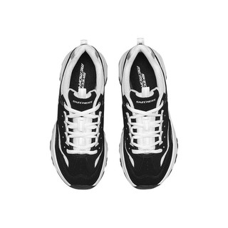 SKECHERS 斯凯奇 D'LITES系列 I-Conik 女子休闲运动鞋 88888250/BKW 黑色/白色 38.5