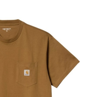 Carhartt WIP 男士圆领短袖T恤 CHXTEI030672J 棕色 M