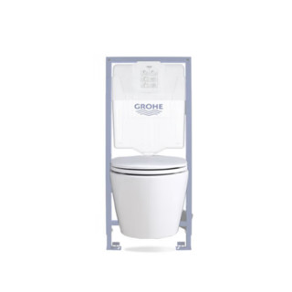 GROHE 高仪 3932100A+38526000 壁挂式马桶套装 矮版