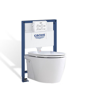 GROHE 高仪 3932100A+38526000 壁挂式马桶套装 矮版