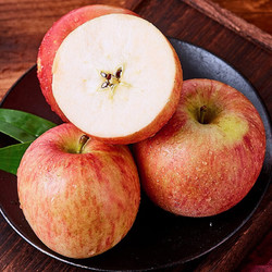 京愿  陕西新鲜红富士苹果   10斤装大果（净重8.5-9斤）+5斤柚子