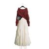 La Chapelle 拉夏贝尔 女士连衣裙套装 LXQZ0005 红色 L