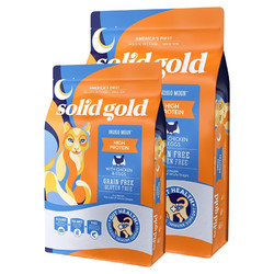 solid gold 素力高 高蛋白系列经典金素鸡猫粮15磅/6.8KG