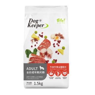 Bile 比乐守护者系列牛肉牛骨全蛋全犬成犬狗粮1 5kg 报价价格评测怎么样 什么值得买
