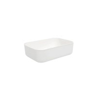 Citylong 禧天龙 日式简约桌面收纳盒 多功能杂物零食储物盒 2.7L小号1个装奶白