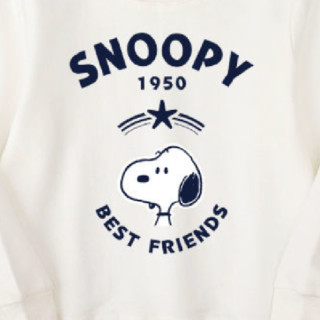 SNOOPY 史努比 儿童长袖套装 2件套