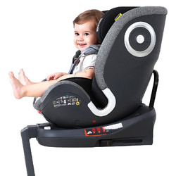LAMY 凌美 360度旋转可躺车载婴儿坐椅ISOFIX接口 0-4-12岁