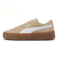 PUMA 彪马 Smash Platform V2 Sd 女子休闲运动鞋 373037-03 卡其色 42