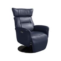 DeRUCCI 慕思 CCW1-036 皮艺沙发 单人位 深蓝色