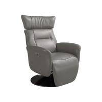 DeRUCCI 慕思 CCW1-036 皮艺沙发 单人位 珍珠灰