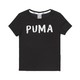 PUMA 彪马 女中大童纯棉透气柔软舒适印花短袖T恤