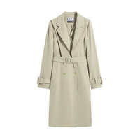 LILY 丽丽 女士长款风衣 121340C18083222