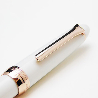 SAILOR 日本写乐 钢笔 标准鱼雷系列LIGHT学生钢笔 1038黑杆金夹14K M +吸墨器 0725珍珠白杆金夹 钢尖 MF+吸墨器