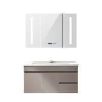  顾家家居 KUKA G-06208 智能浴室柜组合 轻奢灰 100cm