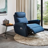 抖音超值购：QM 曲美家居 3D网格面料多功能沙发休闲椅懒人手动老板椅