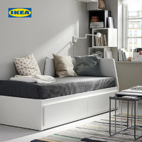 IKEA 宜家 FLEKKE福勒克坐卧两用床床头靠背多功能储物床沙发床
