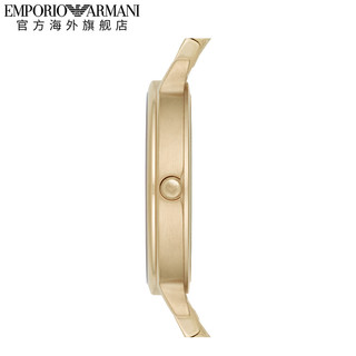 EMPORIO ARMANI Armani阿玛尼旗舰店 金色摩天轮手表女款AR11007