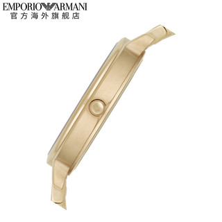 EMPORIO ARMANI Armani阿玛尼旗舰店 金色摩天轮手表女款AR11007