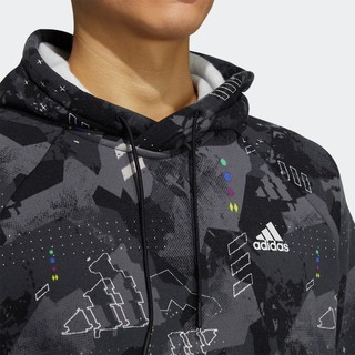 adidas 阿迪达斯 官方outlets阿迪达斯男女装冬季户外运动连帽卫衣H13810