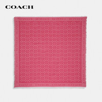 COACH 蔻驰 奢侈品女士正方形方巾棉和莫代尔纤维41814SCQ
