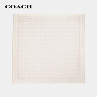 COACH 蔻驰 奢侈品女士方巾围巾燕麦黄莫代尔/棉F41814OTM
