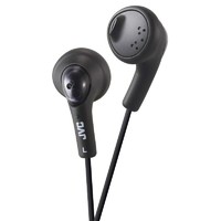 JVC 杰伟世 HA-F160 黑色 入耳式平头耳机HIFI耳塞式有线耳机